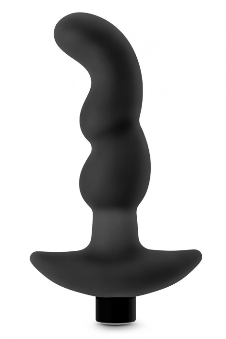 Черный вибромассажер простаты Prostate Massager 03 - 15,2 см. - Blush Novelties - в Краснодаре купить с доставкой