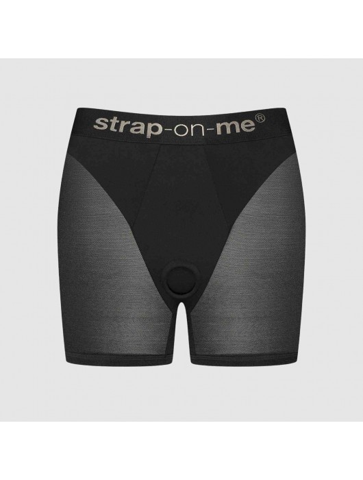 Трусики-шорты для фиксации насадок Strap-on-me Harness Lingerie Halo - size S - Strap-on-me - купить с доставкой в Краснодаре