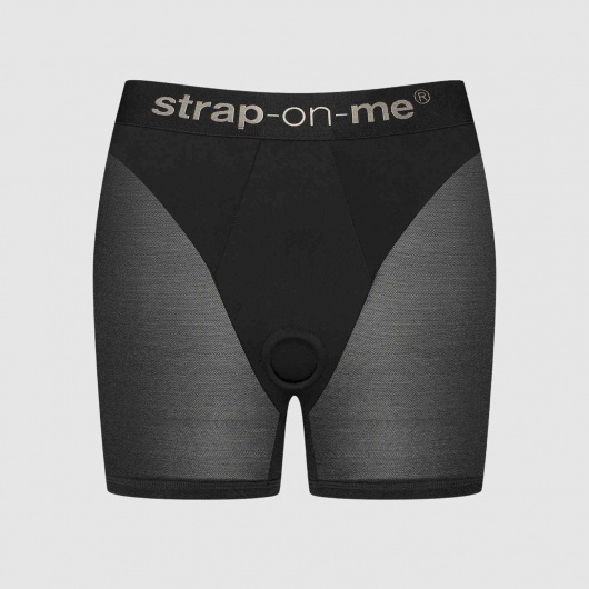 Трусики-шорты для фиксации насадок Strap-on-me Harness Lingerie Halo - size L - Strap-on-me - купить с доставкой в Краснодаре