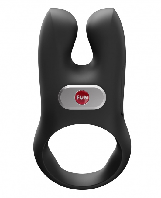 Черное эрекционное виброкольцо Nos - Fun Factory - в Краснодаре купить с доставкой