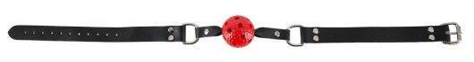 Классический кляп с красным шариком Knebel - Orion - купить с доставкой в Краснодаре