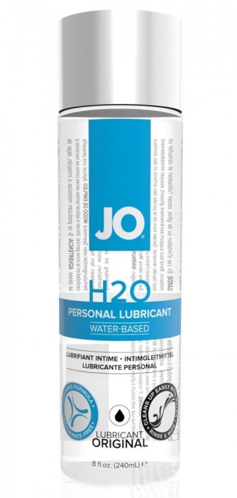 Нейтральный лубрикант на водной основе JO Personal Lubricant H2O - 240 мл. - System JO - купить с доставкой в Краснодаре