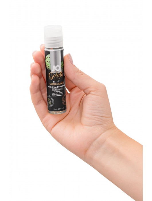 Лубрикант с ароматом мятного шоколада JO GELATO MINT CHOCOLATE - 30 мл. - System JO - купить с доставкой в Краснодаре