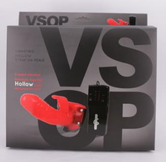 Страпон с вибрацией и клиторальным стимулятором VSOP - 17,5 см. - Seven Creations - купить с доставкой в Краснодаре