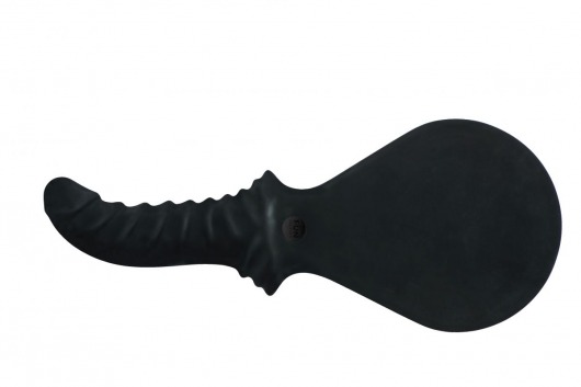 Чёрный силиконовый пэддл BÜCK DICH с рукоятью-фаллосом для стимуляции точки G или простаты - Fun Factory - в Краснодаре купить с доставкой
