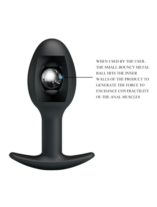 Анальный стимулятор с ограничительным основанием - 8,4 см. - Baile