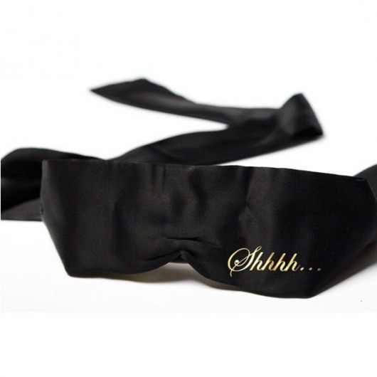 Маска-повязка на глаза Shhh Blindfold - Bijoux Indiscrets - купить с доставкой в Краснодаре