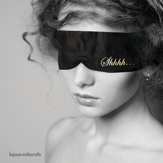 Маска-повязка на глаза Shhh Blindfold - Bijoux Indiscrets - купить с доставкой в Краснодаре