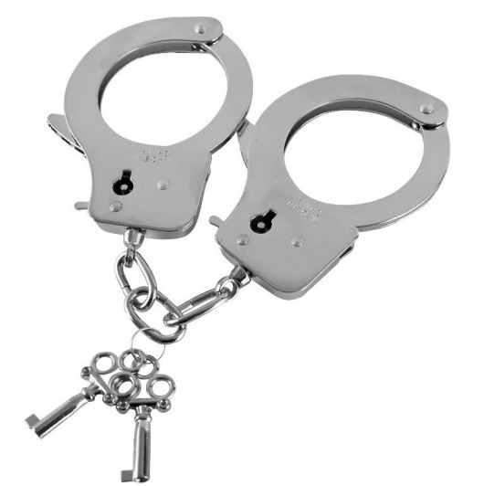 Наручники из листового металла с ключами Metal Handcuffs - Blush Novelties - купить с доставкой в Краснодаре