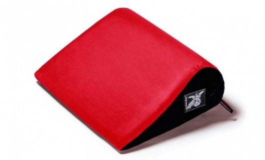 Красная малая замшевая подушка для любви Liberator Retail Jaz - Liberator - купить с доставкой в Краснодаре