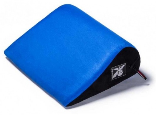 Синяя малая замшевая подушка для любви Liberator Retail Jaz - Liberator - купить с доставкой в Краснодаре