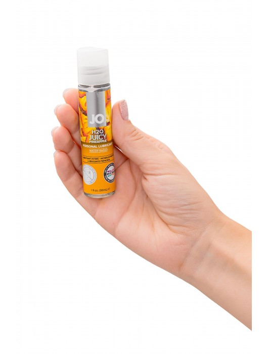 Смазка с ароматом ананаса JO Flavored Juicy Pineapple - 30 мл. - System JO - купить с доставкой в Краснодаре