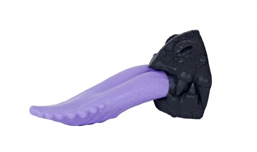 Фиолетовый стимулятор  Язык дракона  - 20,5 см. - Erasexa - купить с доставкой в Краснодаре
