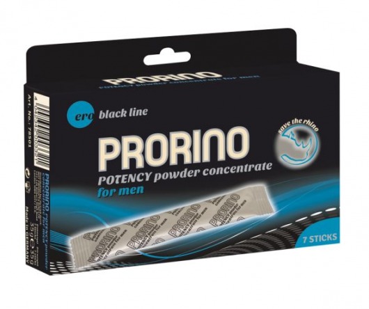 БАД для мужчин PRORINO M black line powder - 7 саше (6 гр.) - Ero - купить с доставкой в Краснодаре