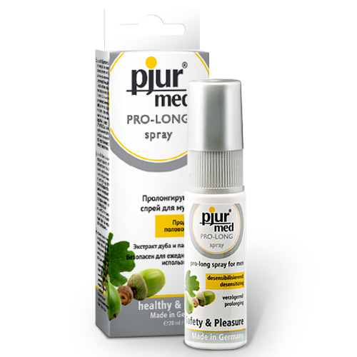 Пролонгирующий спрей с экстрактом дуба и пантенолом pjur MED Pro-long Spray - 20 мл. - Pjur - купить с доставкой в Краснодаре