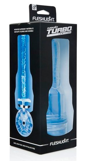 Мастурбатор Fleshlight Turbo - Ignition Blue Ice - Fleshlight - в Краснодаре купить с доставкой