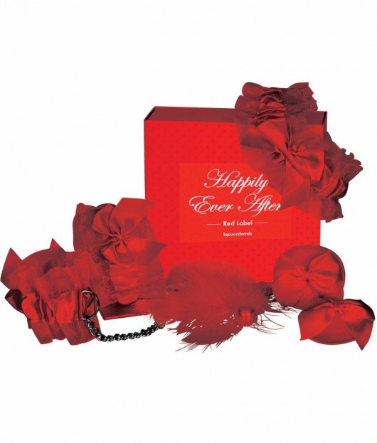 Эротический набор Happily Ever After Red Label - Bijoux Indiscrets - купить с доставкой в Краснодаре