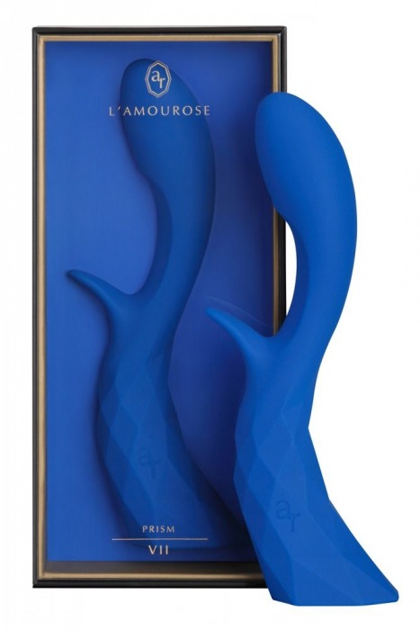 Синий хай-тек вибратор PRISM VII - 20,1 см. - L Amourose