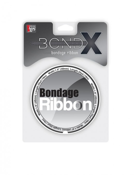 Белая лента для связывания BONDX BONDAGE RIBBON - 18 м. - Dream Toys - купить с доставкой в Краснодаре