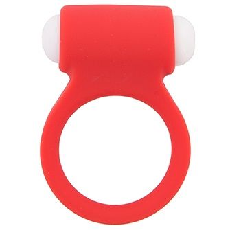 Красное эрекционное виброкольцо LIT-UP SILICONE STIMU RING 3 RED - Dream Toys - в Краснодаре купить с доставкой
