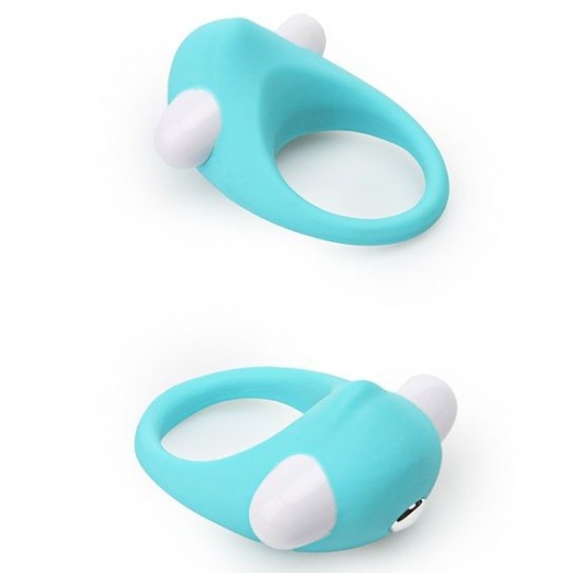 Голубое эрекционное кольцо LIT-UP SILICONE STIMU RING 6 - Dream Toys - в Краснодаре купить с доставкой