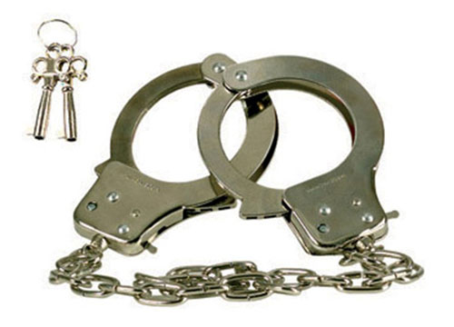 Металлические наручники CHROME - California Exotic Novelties - купить с доставкой в Краснодаре