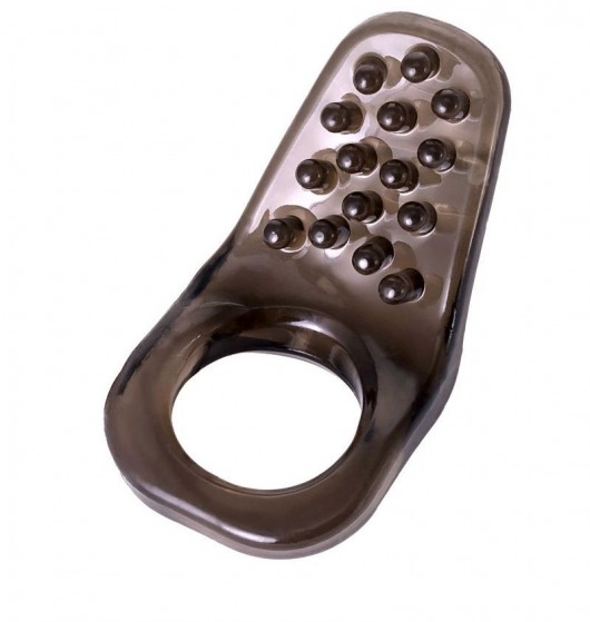 Дымчатое эрекционное кольцо с точками - ToyFa - в Краснодаре купить с доставкой
