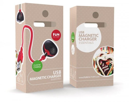 Зарядное устройство USB Magnetic Charger для вибраторов Fun Factory - Fun Factory - купить с доставкой в Краснодаре