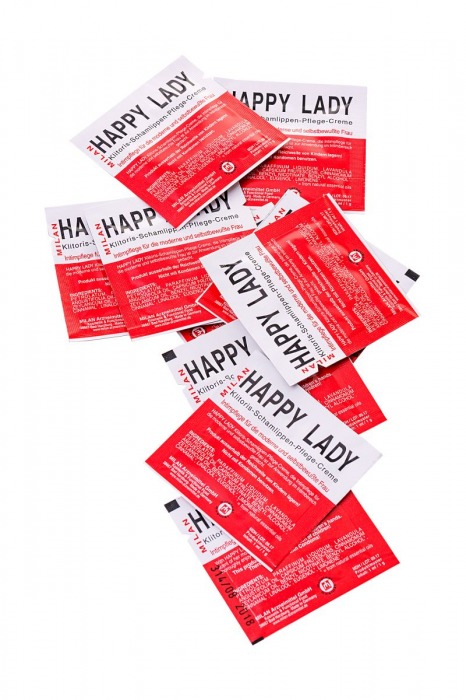 Набор из 10 пробников крема для усиления возбуждения у женщины Happy Lady - Milan Arzneimittel GmbH - купить с доставкой в Краснодаре
