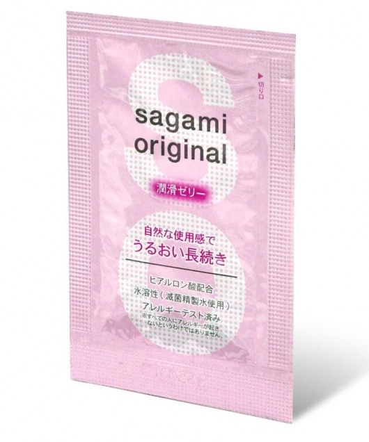 Пробник гель-смазки на водной основе Sagami Original - 3 гр. - Sagami - купить с доставкой в Краснодаре
