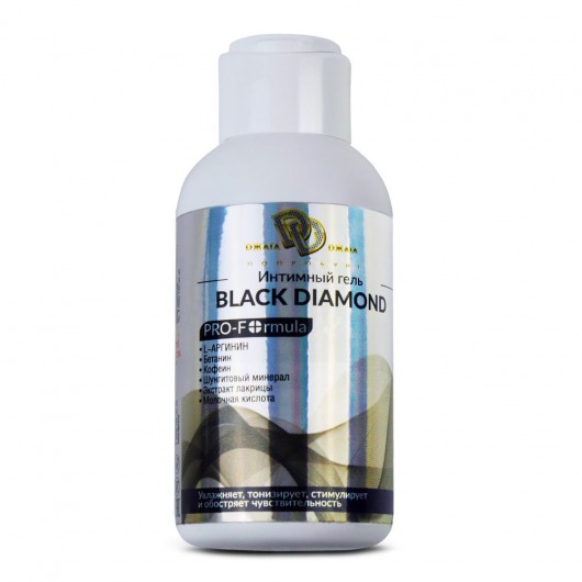Интимный гель на водной основе BLACK DIAMOND - 100 мл. - БиоМед - купить с доставкой в Краснодаре