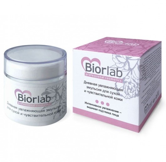 Дневная увлажняющая эмульсия Biorlab для сухой и чувствительной кожи - 45 гр. -  - Магазин феромонов в Краснодаре