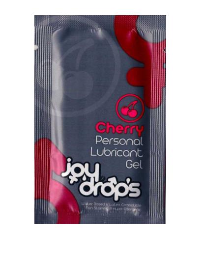 Пробник смазки на водной основе JoyDrops Cherry - 5 мл. - JoyDrops - купить с доставкой в Краснодаре