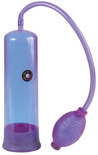 Фиолетовая вакуумная помпа E-Z Pump - California Exotic Novelties - в Краснодаре купить с доставкой