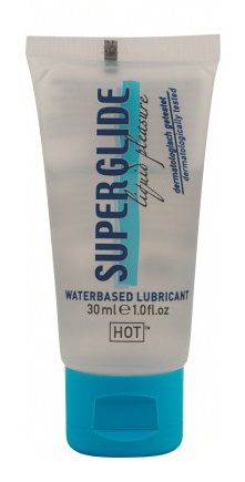 Гель-смазка на водной основе для чувствительной кожи Superglide - 30 мл. - HOT - купить с доставкой в Краснодаре