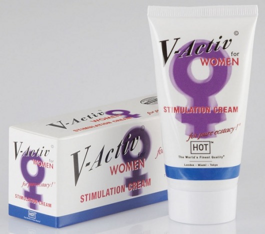 Стимулирующий крем для женщин V-activ - 50 мл. - HOT - купить с доставкой в Краснодаре