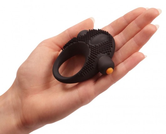 Чёрное эрекционное кольцо с вибрацией Vibrating Cock Ring - Pornhub - в Краснодаре купить с доставкой