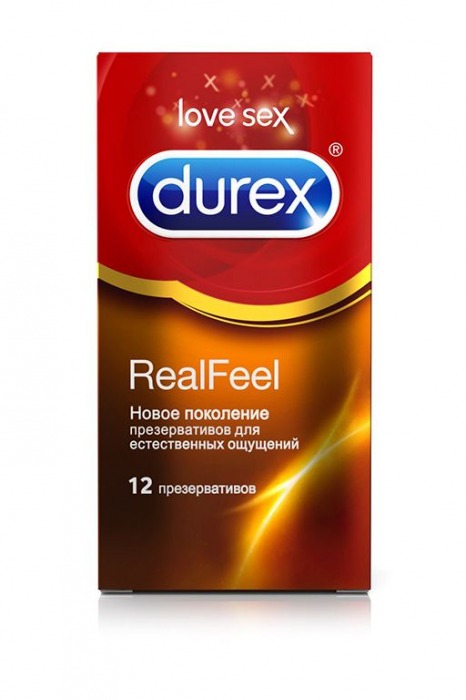 Презервативы Durex RealFeel для естественных ощущений - 12 шт. - Durex - купить с доставкой в Краснодаре