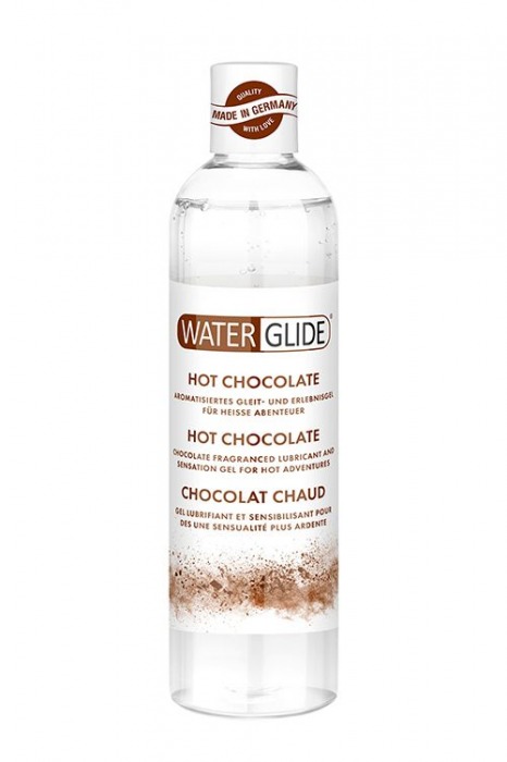 Лубрикант на водной основе с ароматом шоколада HOT CHOCOLATE - 300 мл. - Waterglide - купить с доставкой в Краснодаре
