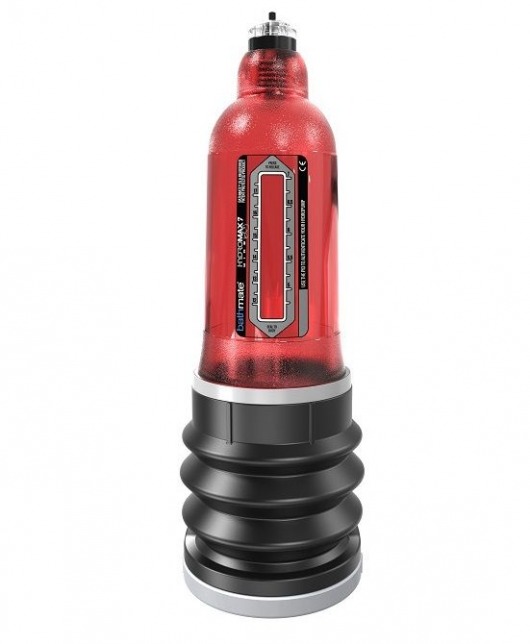 Красная гидропомпа HydroMAX7 Wide Boy - Bathmate - в Краснодаре купить с доставкой