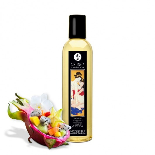 Массажное масло с ароматом азиатских фруктов Irresistible Asian Fusion - 250 мл. - Shunga - купить с доставкой в Краснодаре
