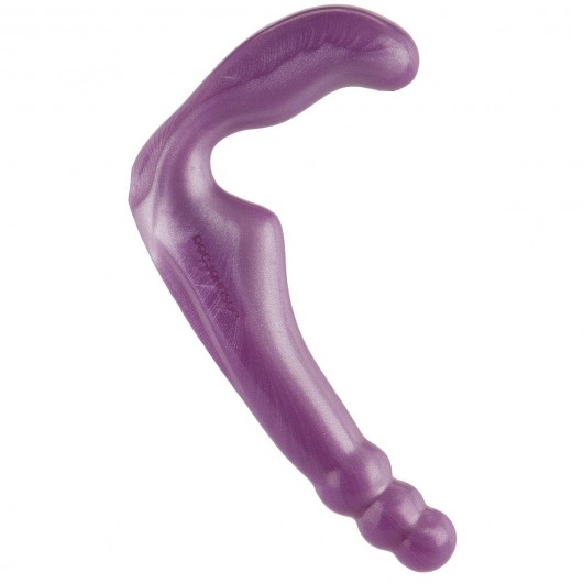 Безремневой фиолетовый страпон из силикона The Gal Pal - 17 см. - Doc Johnson - купить с доставкой в Краснодаре