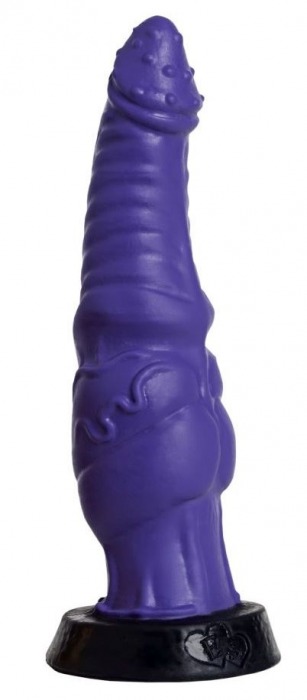 Фиолетовый фаллоимитатор  Гиппогриф small  - 21 см. - Erasexa - купить с доставкой в Краснодаре