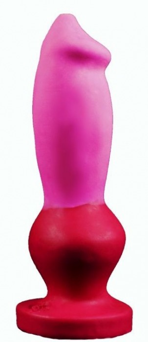 Розово-красный фаллоимитатор  Стаффорд medium  - 24 см. - Erasexa - купить с доставкой в Краснодаре