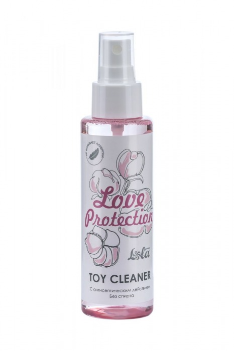 Гигиенический антисептический лосьон Toy cleaner - 110 мл. - Lola Games - купить с доставкой в Краснодаре