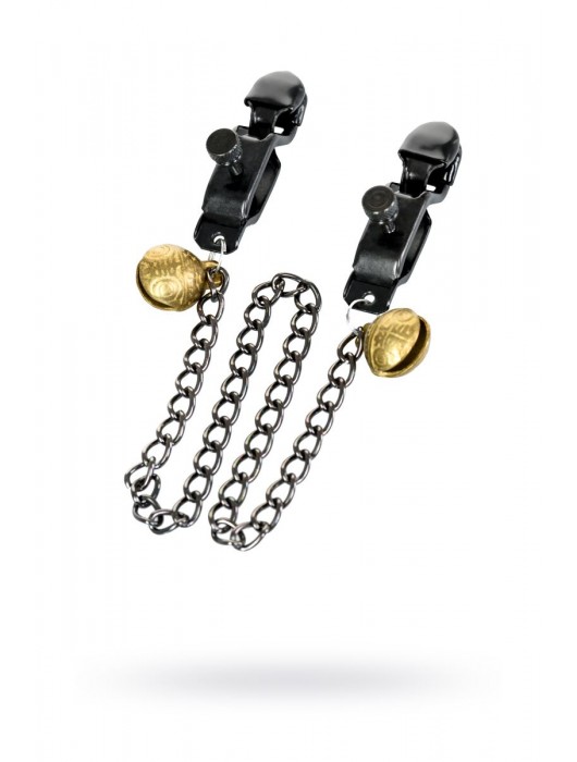 Зажимы для сосков Theatre с цепочкой - ToyFa - купить с доставкой в Краснодаре
