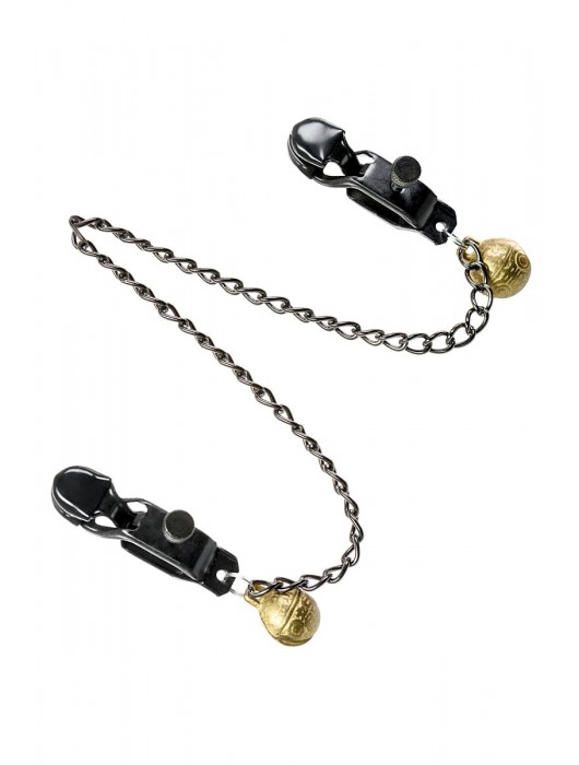 Зажимы для сосков Theatre с цепочкой - ToyFa - купить с доставкой в Краснодаре