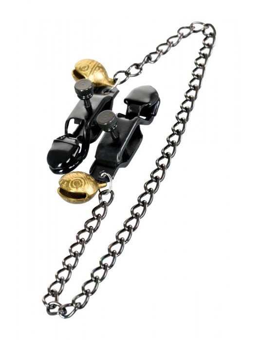 Зажимы для сосков Theatre с цепочкой - ToyFa - купить с доставкой в Краснодаре