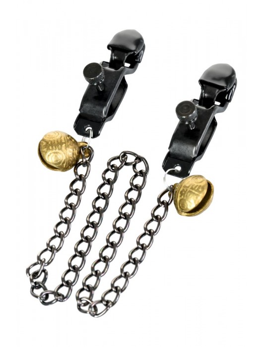 Зажимы для сосков Theatre с цепочкой - ToyFa - купить с доставкой в Краснодаре