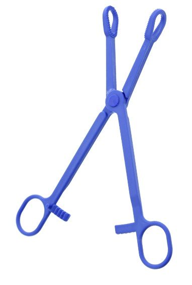 Синие медицинские ножницы BLAZE CLITORIS SCISSORS - Dream Toys - купить с доставкой в Краснодаре